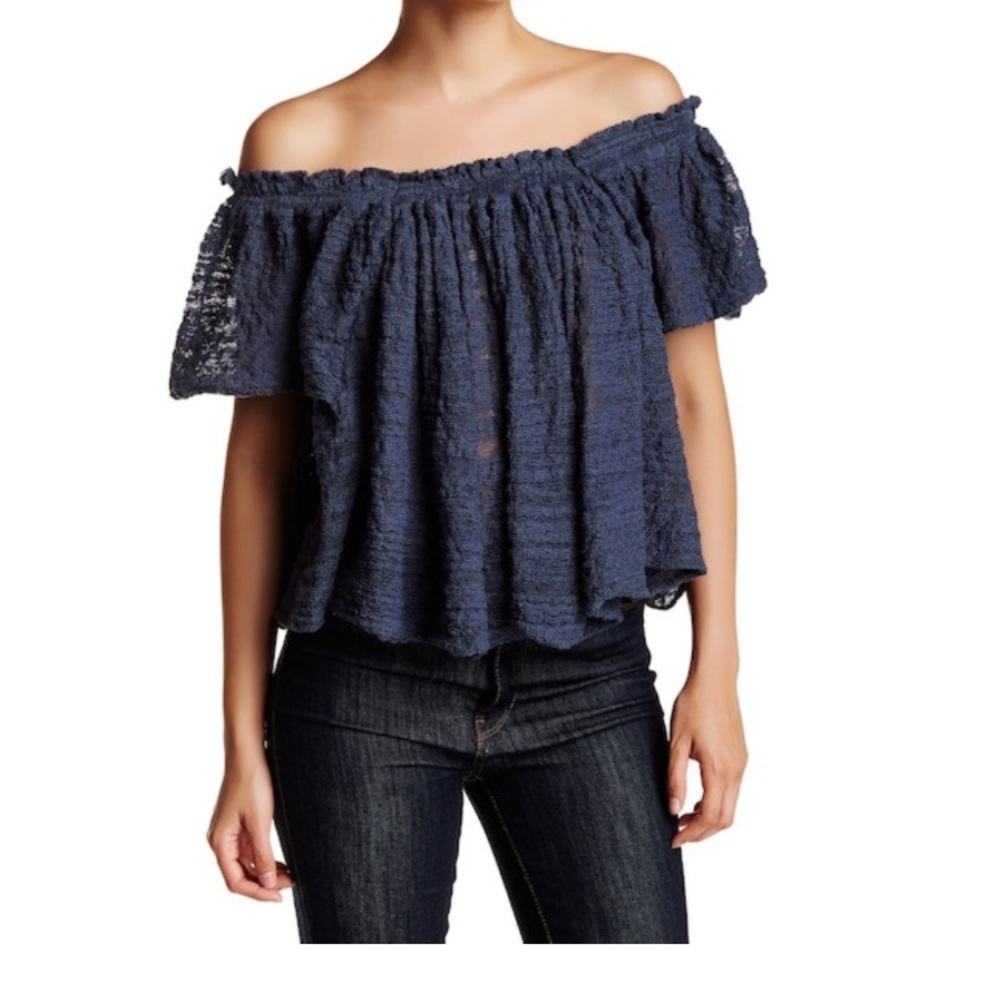 Free People Cropped Blouse - Picture 2 of 5